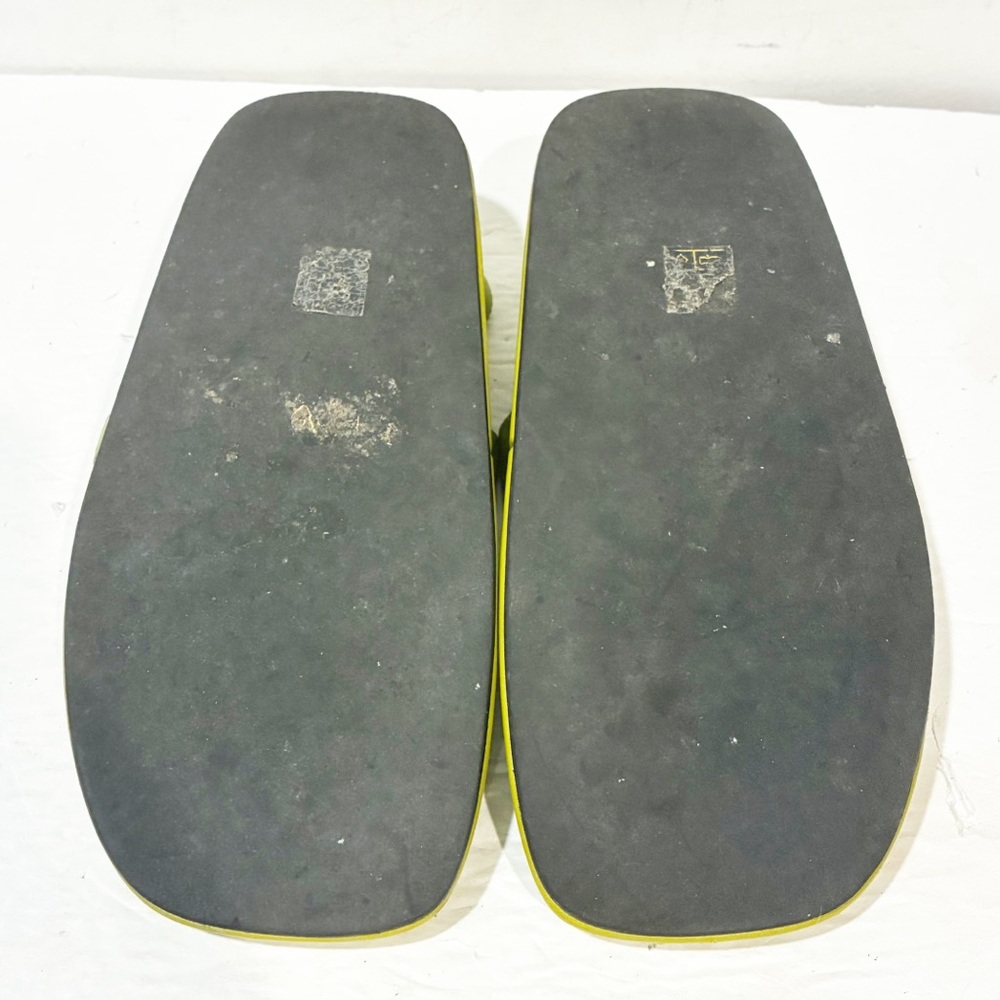 Jeffrey Campbell Devis Bolo Sandals‎ in Green Chartreuse Size 7 - Picture 5 of 6